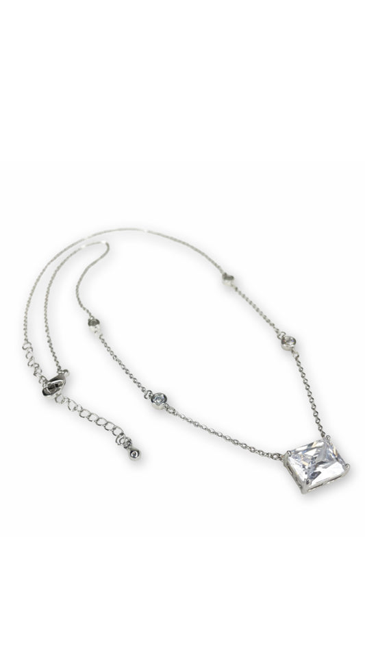 Dainty Crystal Solitaire Necklaces